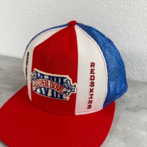 Vintage 1984 Super Bowl XVIII snapback hat oakland raiders vs washington hat - Picture 3 of 7